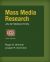 Mass Media Research