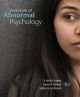 MindTap: Essentials of Abnormal Psychology 12Months